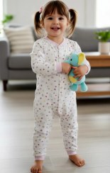 تصویر سرهمی دخترانه وارداتی طرح پرنده 