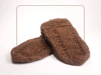 تصویر پاپوش درمانی پشم گوسفند دستباف 