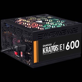 تصویر منبع تغذیه کامپیوتر گیم دیاس مدل KRATOS E1 600 