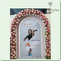 تصویر ریسه گل دیواری رز 