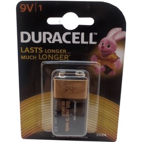 تصویر باتری کتابی آلکالاین ۹ ولت برند Duracell دوراسل 