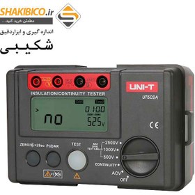 تصویر میگر 2500 ولتی DIGITAL یونیتی تیپ UNI-T UT502A 