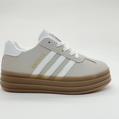 تصویر کتونی سامبا گزل خاکستری Samba Gazelle Gray Cotton 