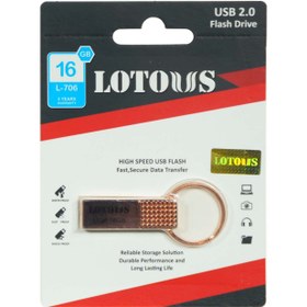 تصویر فلش مموری لوتوس مدل L-706 ظرفیت 16 گیگابایت Lotous L-706 Flash Memory-16GB