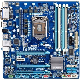 تصویر مادربرد کارکرده گیگابایت مدل GIGABYTE Z68 MA-D2H-B3 DDR3 LGA1155 