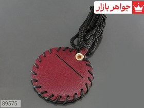 تصویر کیف چرم به همراه حرز امام جواد دست نویس پوست آهو کد 89575 