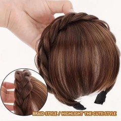 تصویر تل بافت مو جلو چتری 