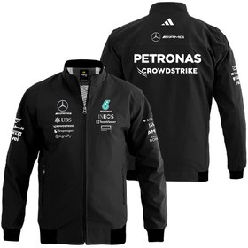 تصویر کاپشن بهاری مشکی مرسدس 