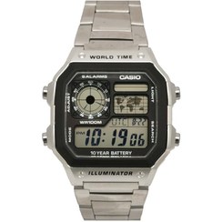 تصویر ساعت کاسیو اورجینال شرکتی CASIO AE - 12001W 