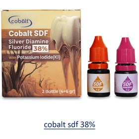 تصویر محلول SDF 38% + KI کبالت Cobalt Silver Diamine Fluoride 38%