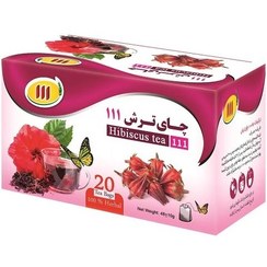 تصویر دمنوش کیسه ای چای ترش 111 