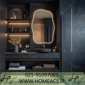 تصویر آینه دستشویی مدل R121 