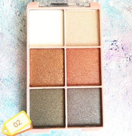 تصویر پالت سایه چشم ۶ رنگ دودو گرل 