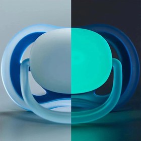 تصویر پستانک شب تاب اورجینال فیلیپس اونت ۰ تا ۶ ماه مدل UltraAir کد SCF376/12 Original Philips Avent Nightlight Pacifier 0-6 months UltraAir model code SCF376/12