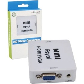 تصویر تبدیل ROYAL VGA TO HDMI MINI 