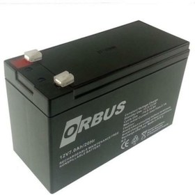 تصویر باطری 12 ولت 7 باتری موتور سیکلت Orbus 114 71 131 میلی متر 23 کیلوگرم ORBUS 