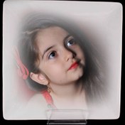 تصویر چاپ عکس روی بشقاب 