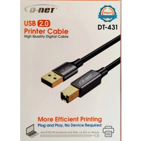 تصویر کابل پرینتر D-net مدل DT-431 