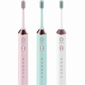 تصویر مسواک شارژی گرین لاین مدل| GREEN LION GNELETB2GWH Green line rechargeable toothbrush