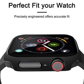 تصویر قاب و گلس تمام صفحه اپل واچ 38 میلی‌متری لیتو +S LITO S+ Full Coverage Touch Sensitive Perfect Protection Watch Case& Watch Screen Protector