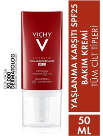 تصویر Vichy کرم ضد پیری حاوی SPF 25 و کلاژن برای تمام انواع پوست 50 میلی لیتر 