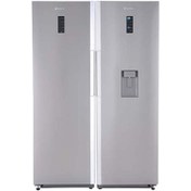 تصویر یخچال فریزر دوقلو 38 فوت اسنوا مدل SRDi/SFDi-M210SS - سفید متالیک 