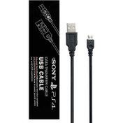 تصویر کابل میکرو یو اس بی Sony PS4 1 microUSB Cable For Sony PlayStation 4 Controller 1m