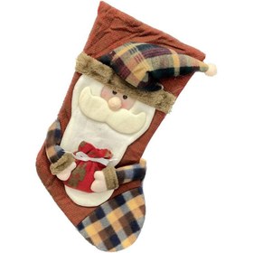 تصویر جوراب کریسمس سایز بزرگ کد j3 Large size Christmas stocking code j3