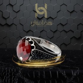 تصویر انگشتر مردانه میکرو مشکی کد : 80006400 