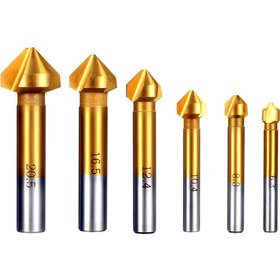 تصویر ست 6 عددی مته خزینه 