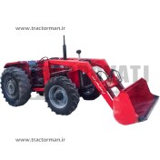 تصویر بیل لودری 4 جک تک فشار تراکتورهای 475 جفت دیفرانسیل 