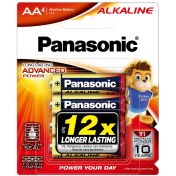 تصویر باتری قلمی پاناسونیک مدل آلکالاین بسته 4 عددی 