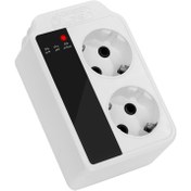 تصویر محافظ برق آنالوگ لوازم صوتی تصویری و کامپیوتر (دیواری) گرین لاین کد GLP102 