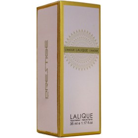 تصویر عطر جیبی زنانه نیو پرستیژ کالر مدل Lalique Lamour حجم 35 میلی لیتر 