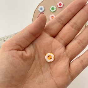 تصویر دکمه ی گل 