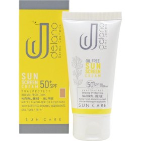 تصویر كرم ضد افتاب بی رنگ اس پی اف 50 50 میلی لیتر دلانو Delano Oil Free SPF 50 Sunscreen