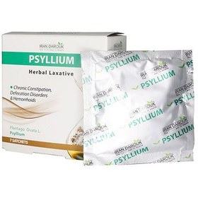 تصویر پسیلیوم پودر خوراکی 10 گرم 7 عددی ایران داروک Psyllium 10 Grams * 7 Powder Iran Darok