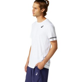 تصویر تی شرت تنیس مردانه اسیکس Asics Court SS TEE- سفید 