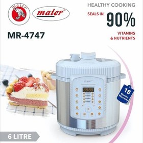 تصویر زودپز برقی دیجیتال مایر مدل Maier MR-4747(کد3وA) 