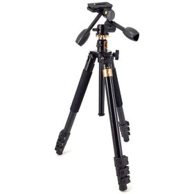 تصویر سه پایه دوربین بیک (مشکی) Beike Q720 Beike Q720 Camera Tripod (Black)