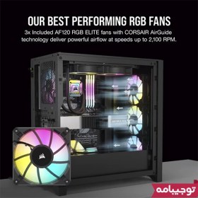 تصویر کیس کامپیوتر کورسیر Corsair 4000D RGB Airflow 