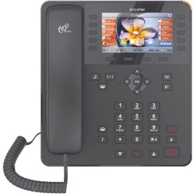 تصویر تلفن تحت شبکه آلکاتل مدل SP-2505G مشکی تلفن تحت شبکه تلفن تحت شبکه آلکاتل Alcatel مشکی