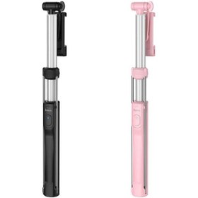 تصویر مونوپاد و سه پایه ریموت دار هوکو Hoco K10B Magnificent Wireless Monopod Selfie Stick 