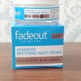 تصویر کرم شب فیداوت کرم ضد لک و روشن کننده انگلیسی 50 میلی FadeOut Advanced Whitening Night Cream (50ml)