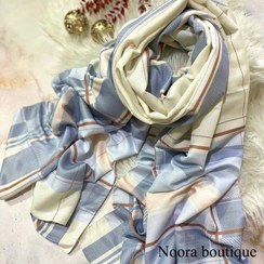 تصویر شال نخی چهارخونه 