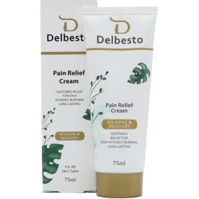 تصویر کرم تسکین دهنده درد دلبستو 75 میلی لیتر Delbesto Pain Relief Cream 75 ml