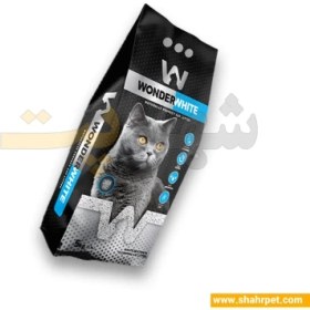 تصویر خاک گربه واندر وایت کربن دار Wonder White Cat Litter