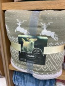 تصویر پتو کریسمسی کاندیش جنس رویه بافت 