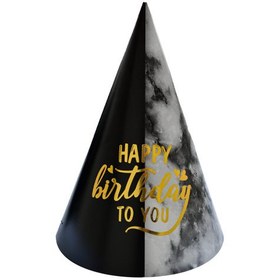 تصویر کلاه طلاکوب نیمه سنگی - مرکز پخش عمده لوازم جشن و تولد | تولده 