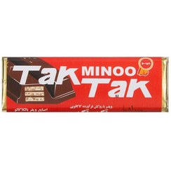 تصویر شکلات بار تک تک 2 انگشتی مینو وزن 18 گرم 